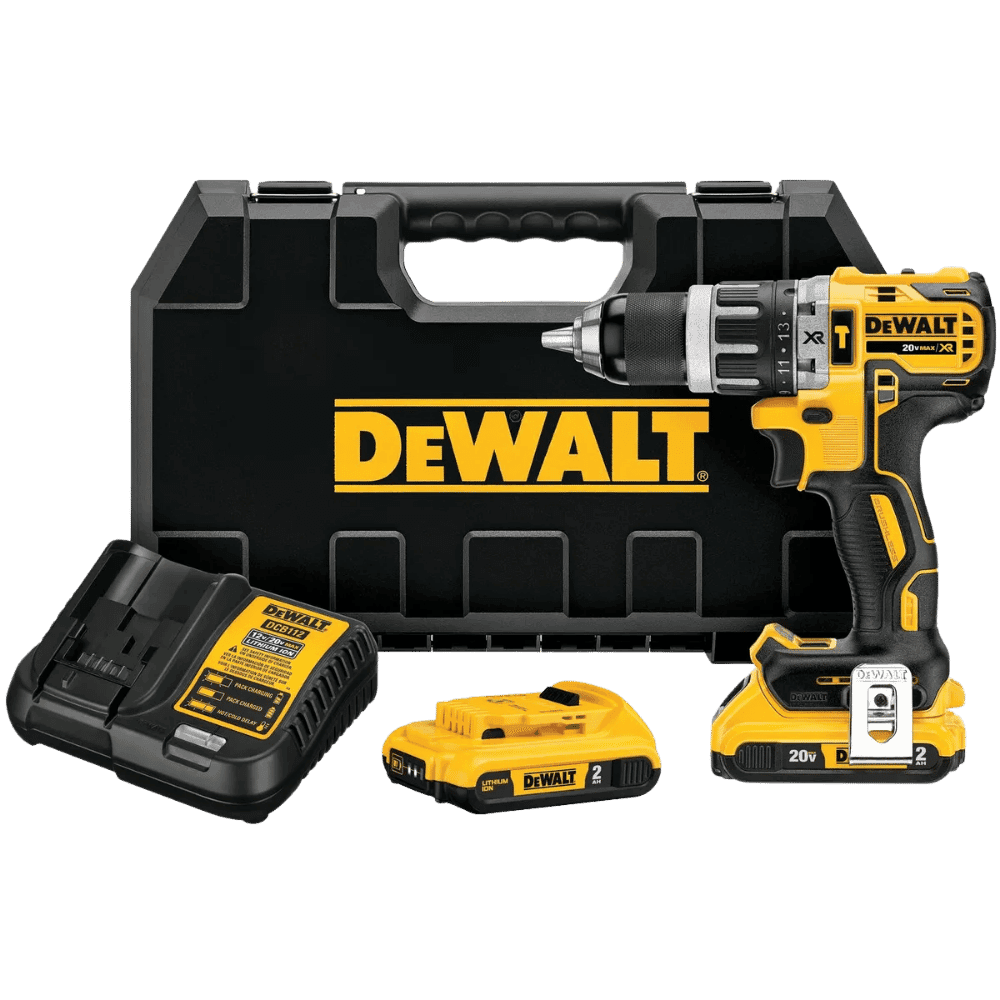 Kit Taladro Percutor Inalambrico 1/2 20V XR Brushless Dewalt DCD796D2